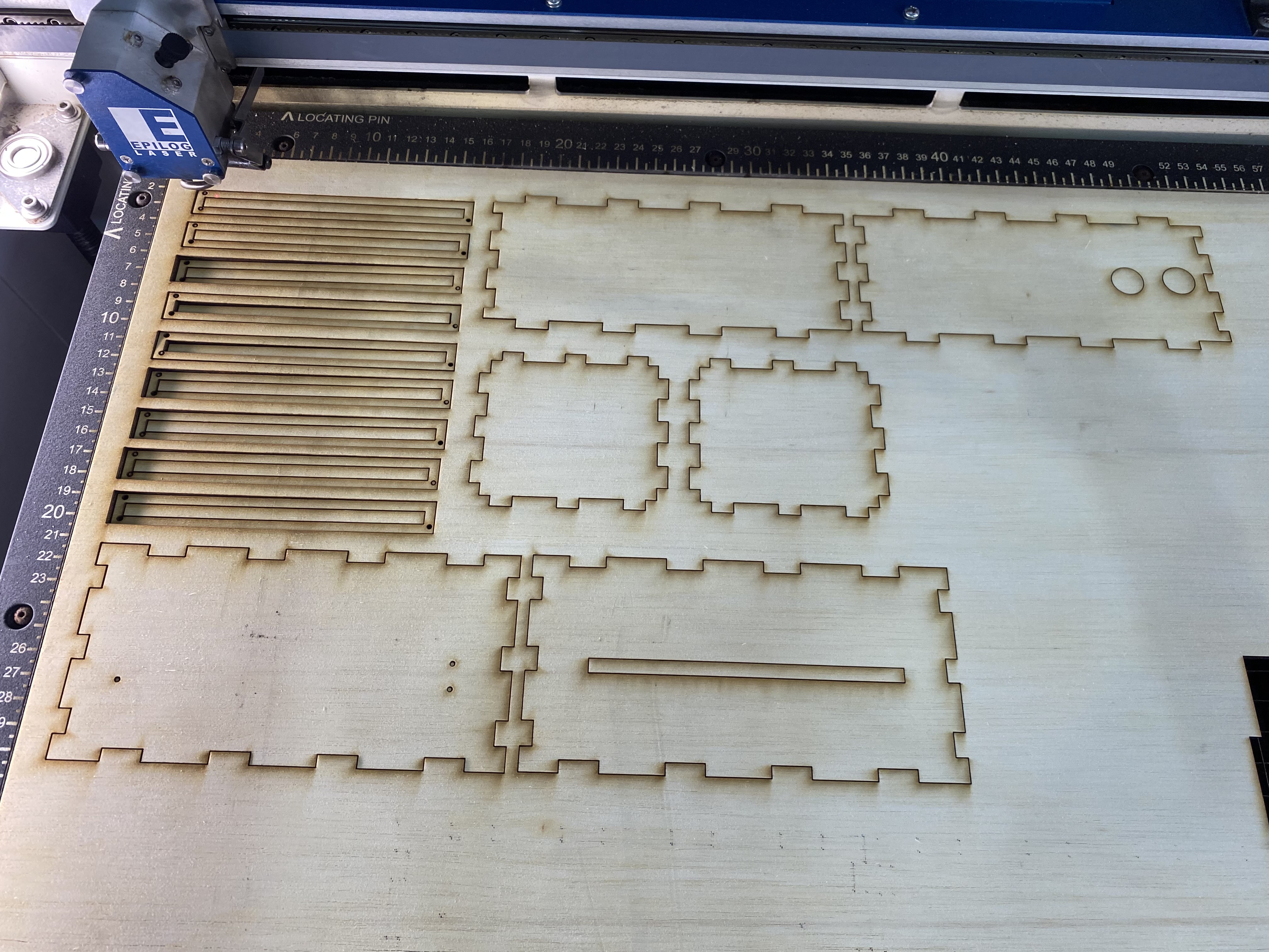  laser cut box in progress